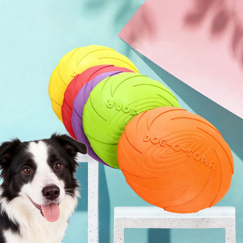 Interactive Silicone Flying Sa - Flying Disc Dog Training Toy review and price