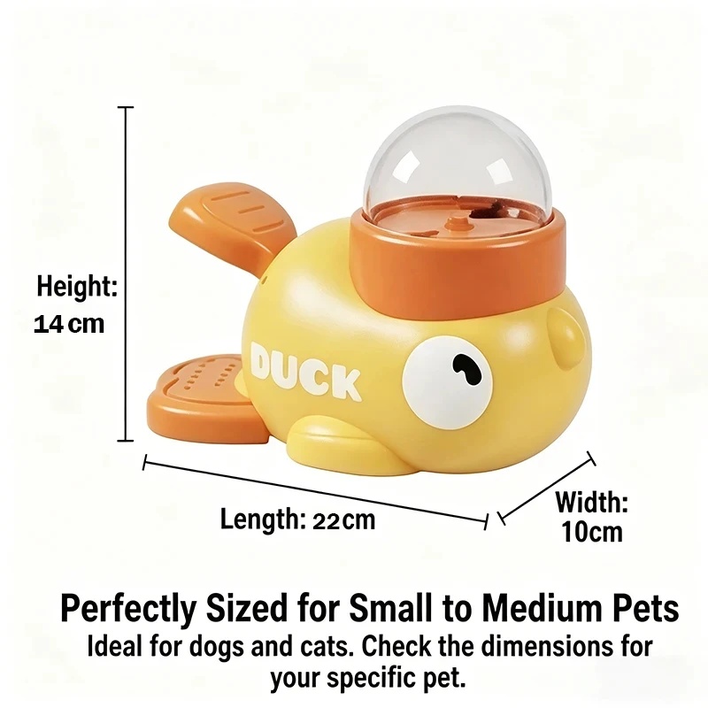 Interactive Yellow Duck Dog Fe - Dog Puzzle Feeder Toy review and price