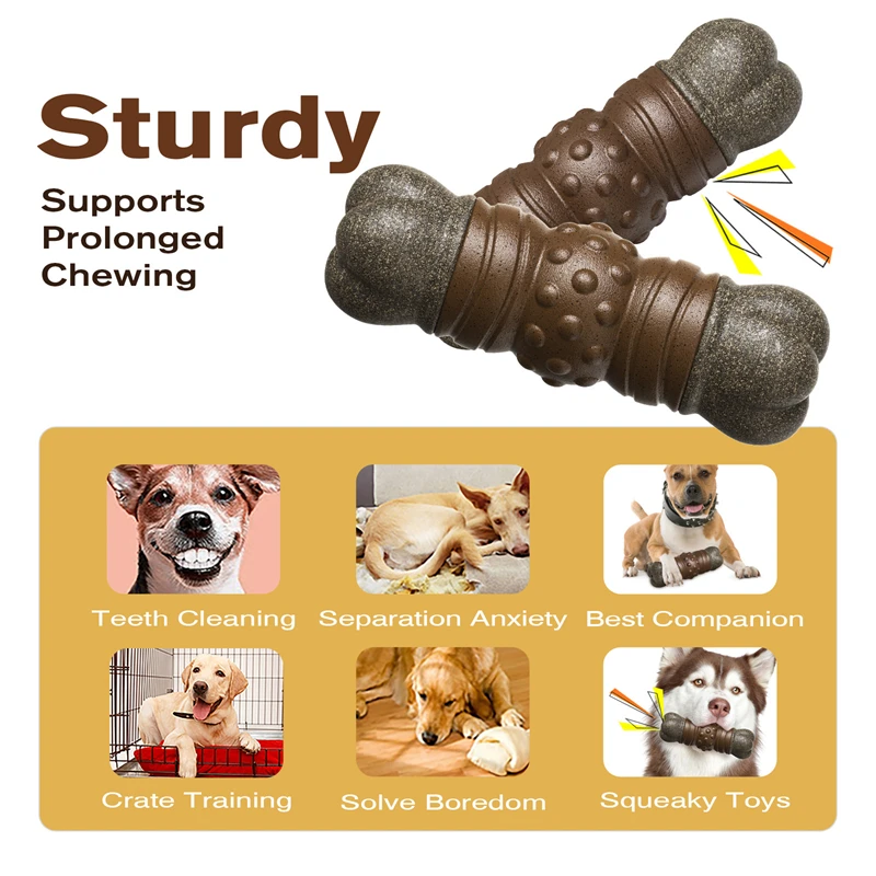 Large Dog Chew Toys Tougher th - Indestructible Dog Chew Toy review and price