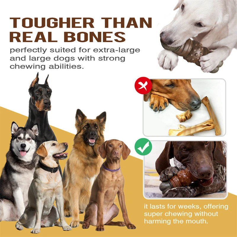 Large Dog Chew Toys Tougher th - Indestructible Dog Chew Toy review and price
