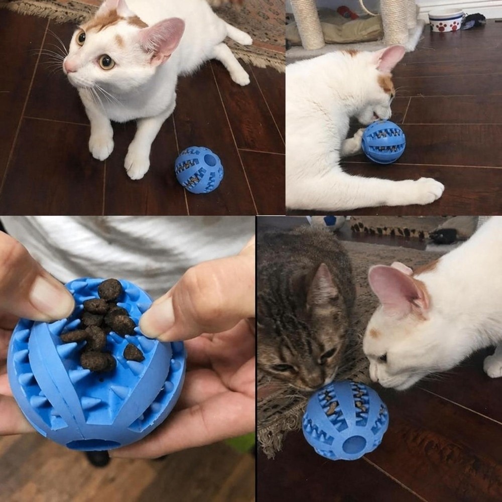 Rubber Dog Chew Ball Multiple  - Rubber Treat Dispensing Dog Toy review and price