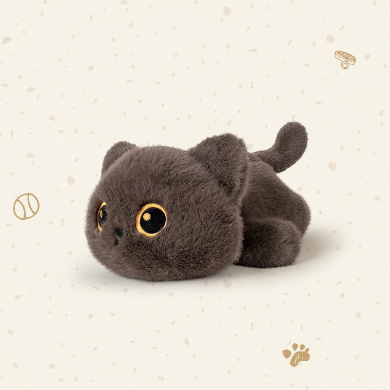 Cute Lying Siamese Cat Plush D - Cat Toys review and price