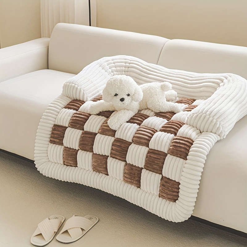 Plaid Pet Bed Mat , Super Soft - Pet Beds review and price